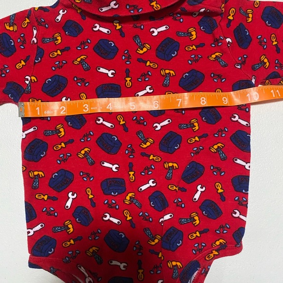 90s Tool Pattern Baby Onsie - Picture 5 of 6